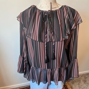 Rebecca Minkoff sheer blouse